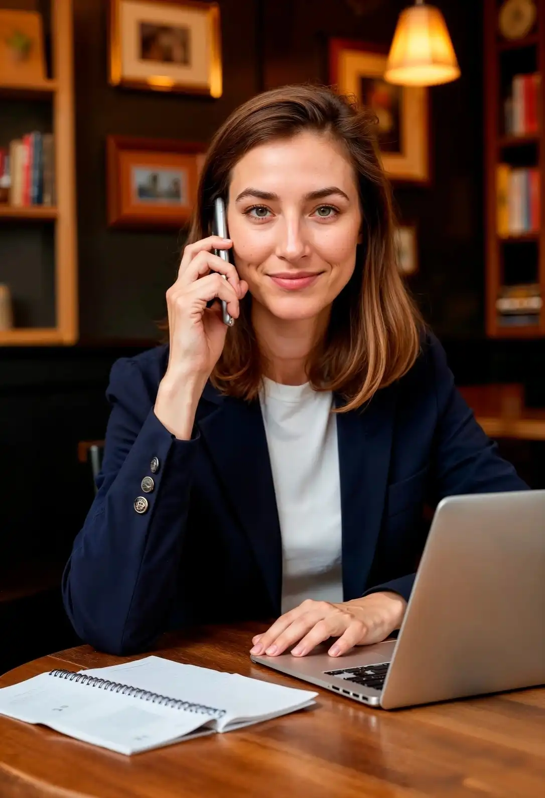 Students high-fiving in front of university